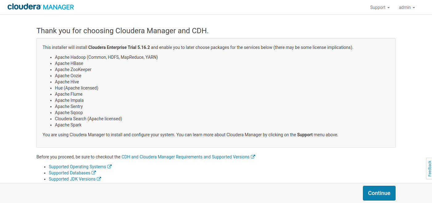 Hadoop Cloudera Installation CM5