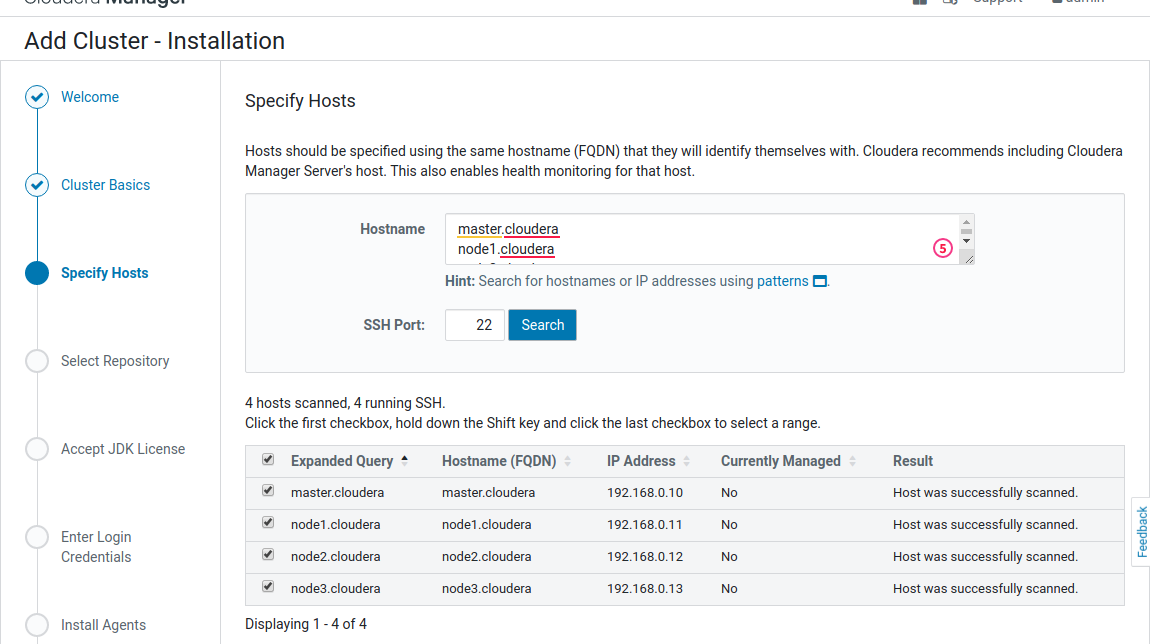 Hadoop Cloudera Installation CM6